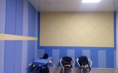 談話室墻面布藝吸音軟包板