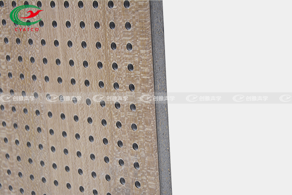 A級防火孔木16-6孔木吸聲板（天然木皮）