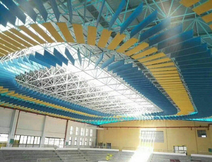 吸音板廠家告訴你體育館的吸聲和反射處理