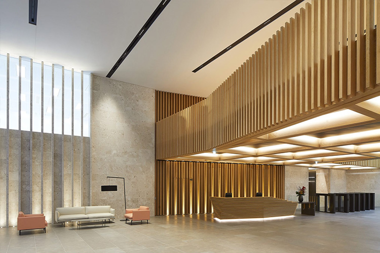 無縫吸聲微粒系統：酒店大堂的靜謐守護者