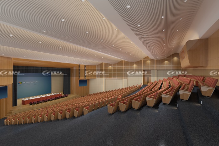 輕質(zhì)微粒吸聲板的天花吊頂造型藝術(shù)